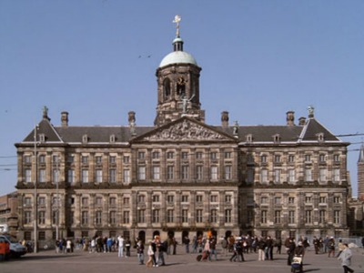 Royal Palace on dam Square, Amsterdam