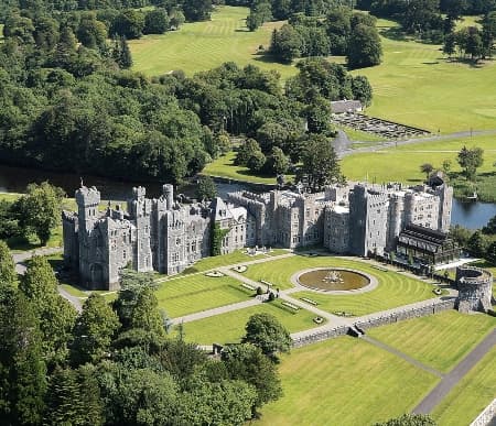 Ashford Castle, scene of Reign, the TV series about Mary Stuart, queen of Scots