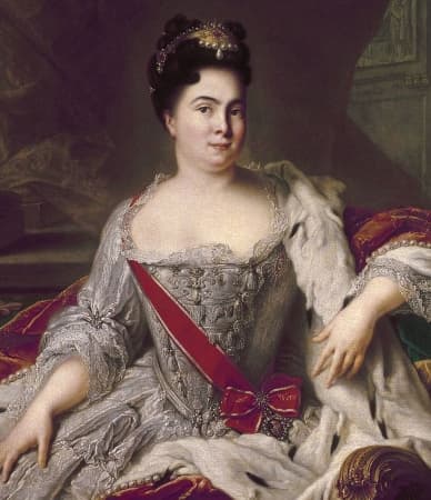 Catherine I reigns Russia for two years until her death in 1727