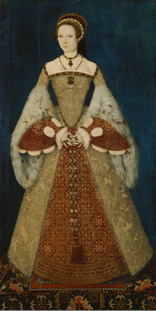 Catherine Parr, the sixth wife of Henry VIII, the one that survived! Portrait by Master John