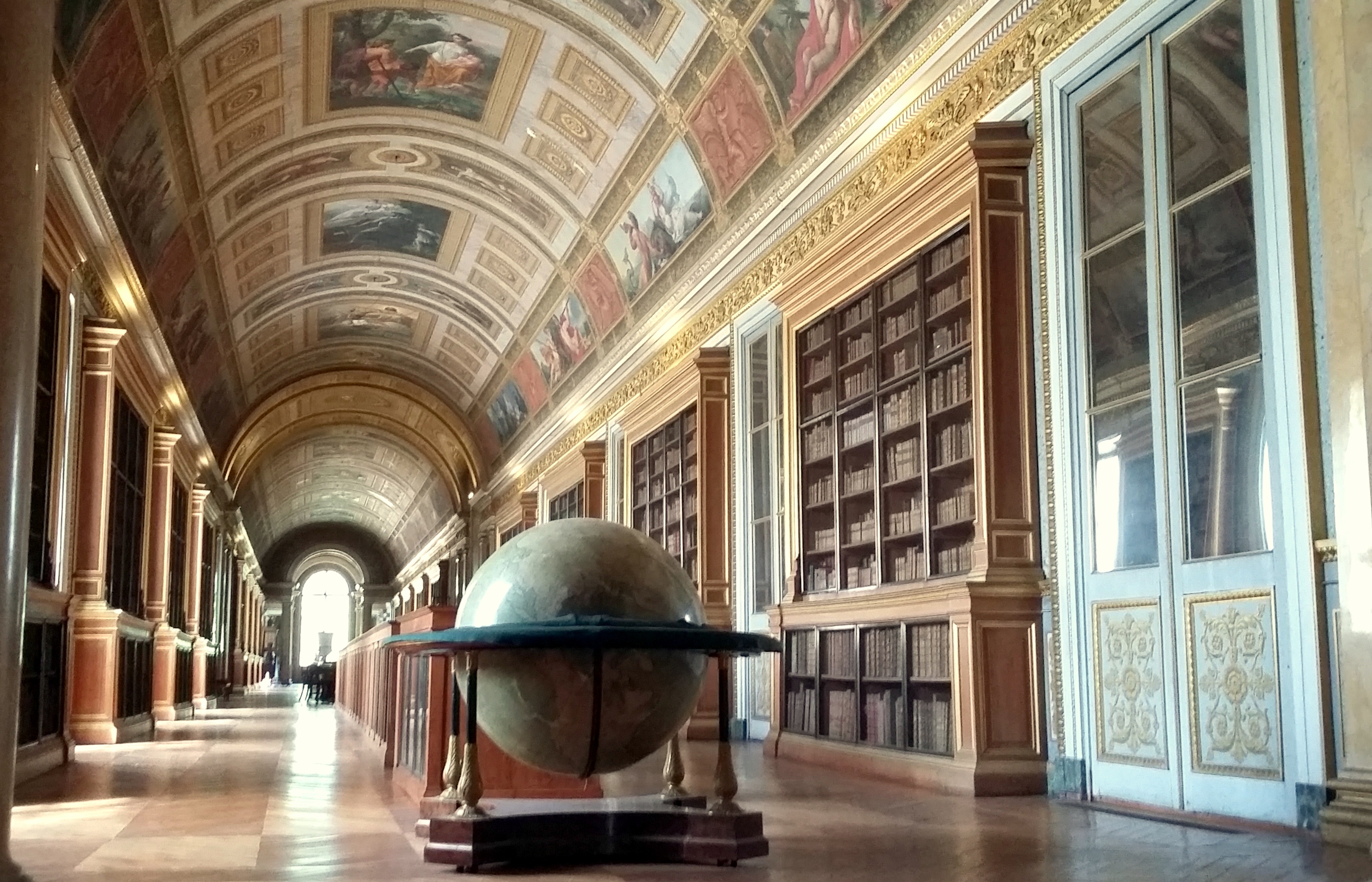 Interior of Palace of Fontainebleau, (Chateau de Fontainebleau