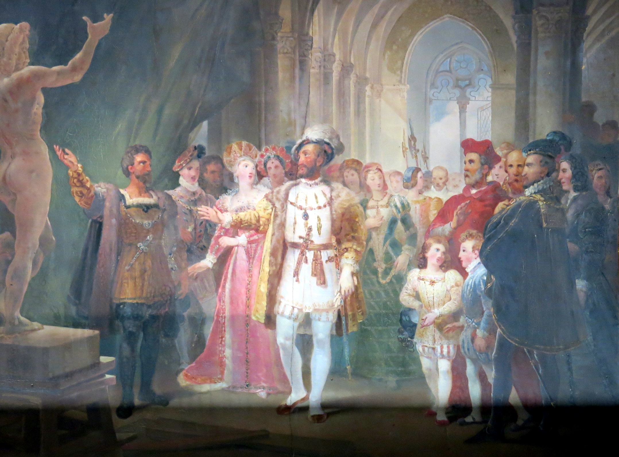 Francis I and his courtiers