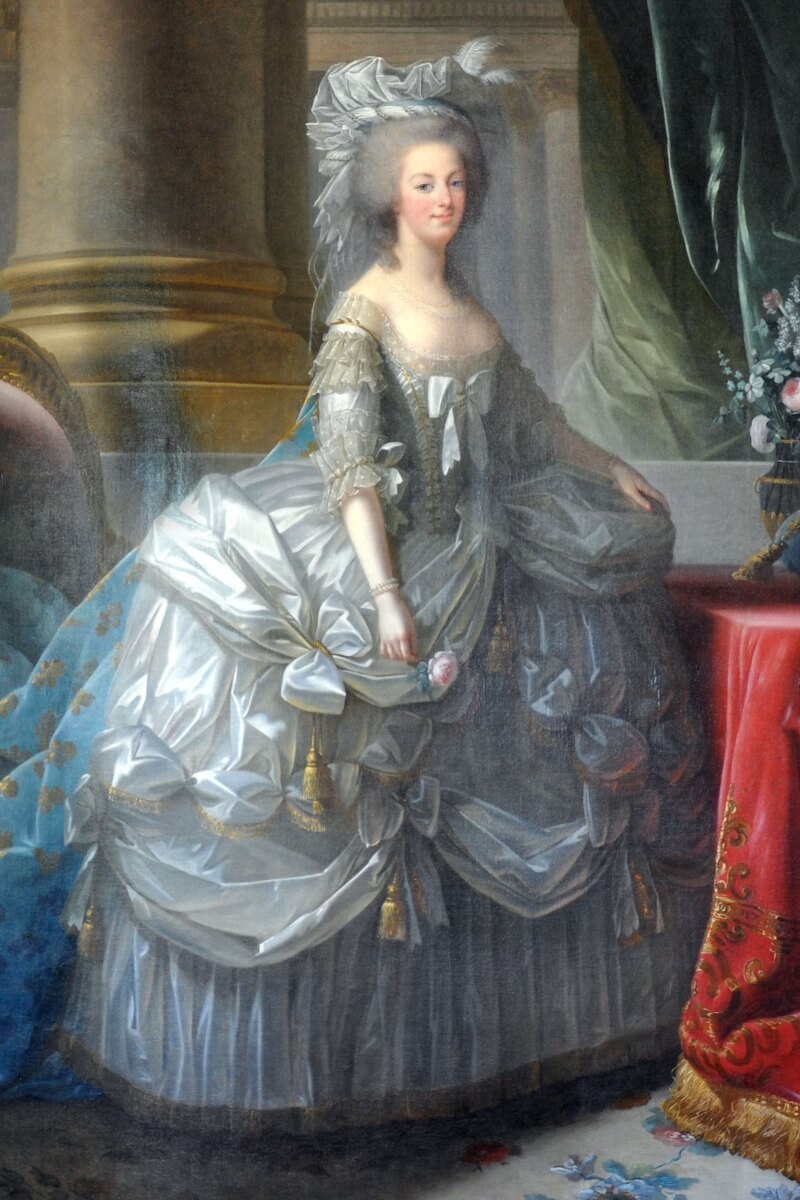 Marie Antoinette 1783, painting by Élisabeth Vigée-Lebrun