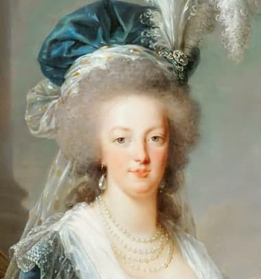 Marie Antoinette, painted by Le Brun in 1788
