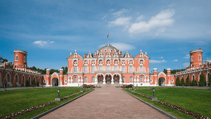 Petrovsky Palace is a boutique hotel, originally built for Catherine the Great
