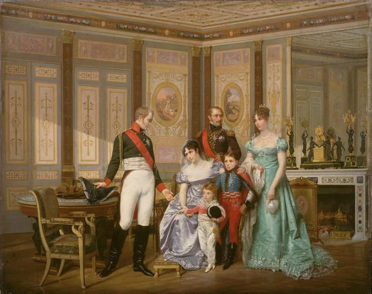 The visit of Tsar Alexander I to Malmaison by Hector Viger.