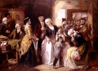 The arrest of the Royal family in Varennes