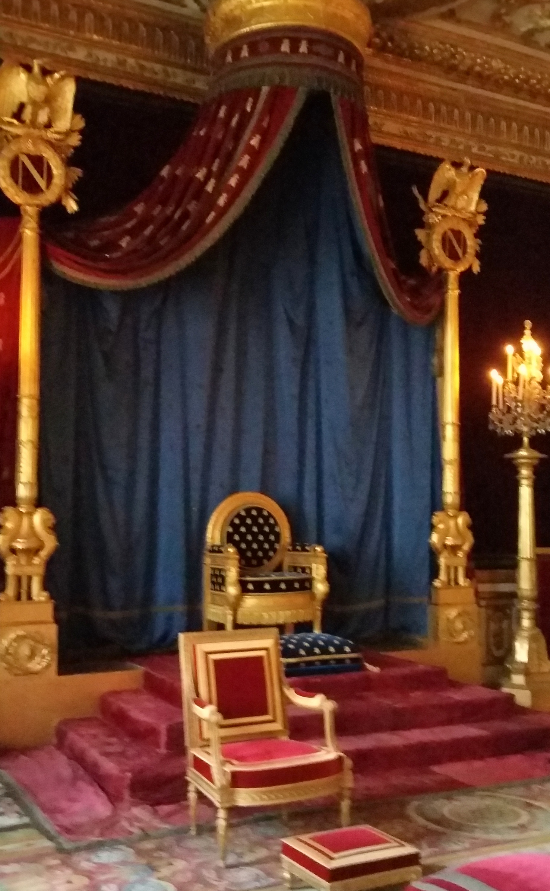 Throneroom of Napoleon, Fontainebleau