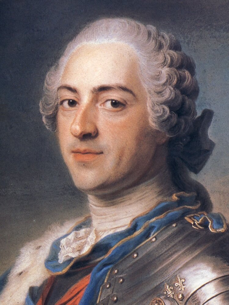 King Louis XV by Maurice-Quentin