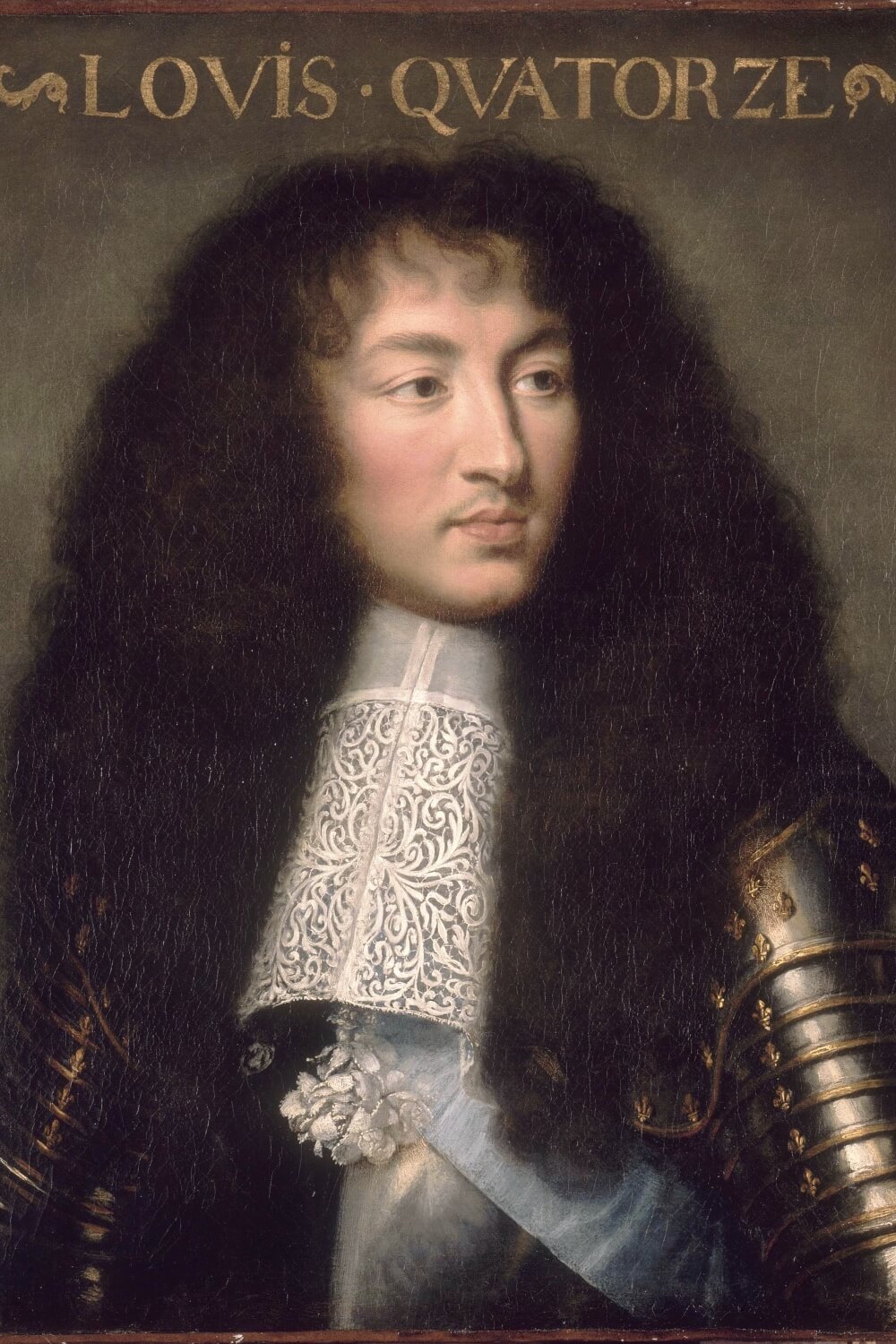 King Louis XIV at age 23, by Charles Le Brun (circa 1661-1662)