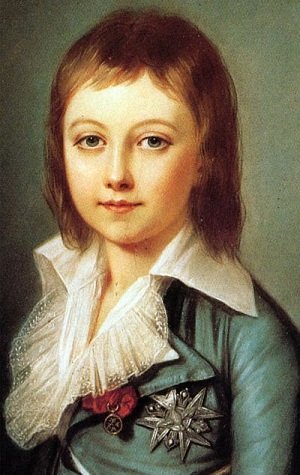 Louis Charles, dauphin of France. Son of Marie Antoinette