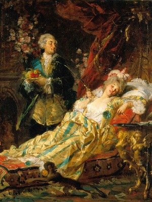 'Louis XV and Madame du Barry' by Gyula Benczú