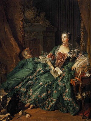 Madame de Pompadour in 1756,  by Francois Boucher