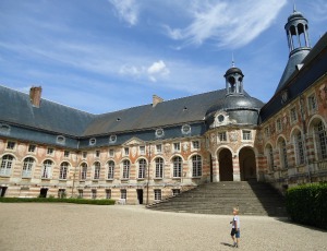 Saint Fargeau Castle Courtyard