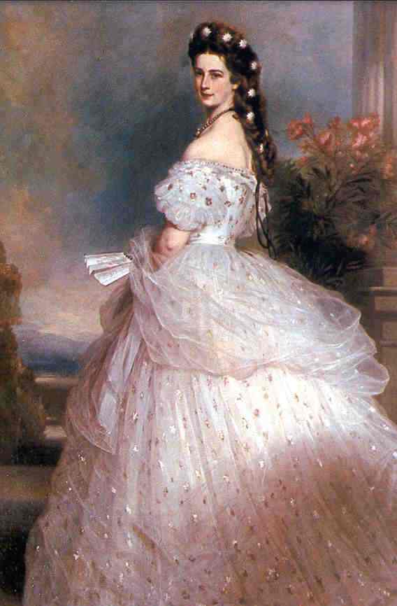 Elisabeth in 1865, by Winterhalter