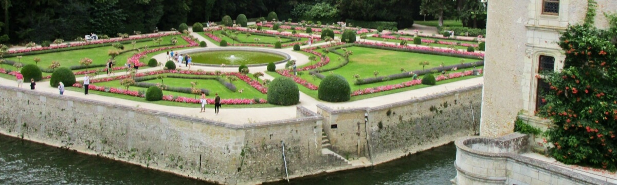 Château de Chenonceau, garden of Catherine de Medici