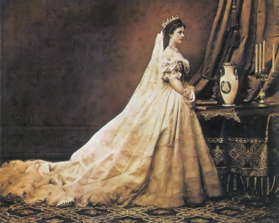 Sisi’s Hungarian coronation dress, Photograph by Emil Rabending